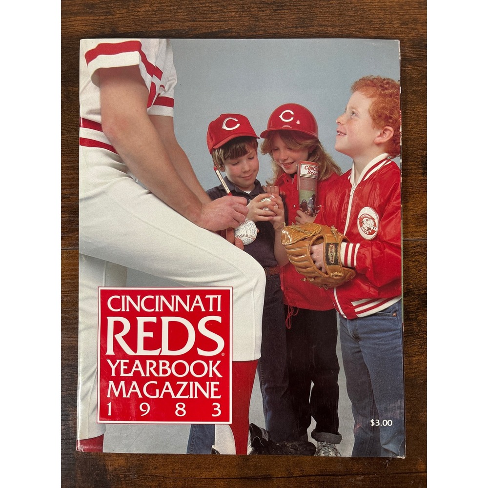 Vintage 1983 Cincinnati Reds Yearbook Magazine MLB Baseball Memorabilia Stroh's